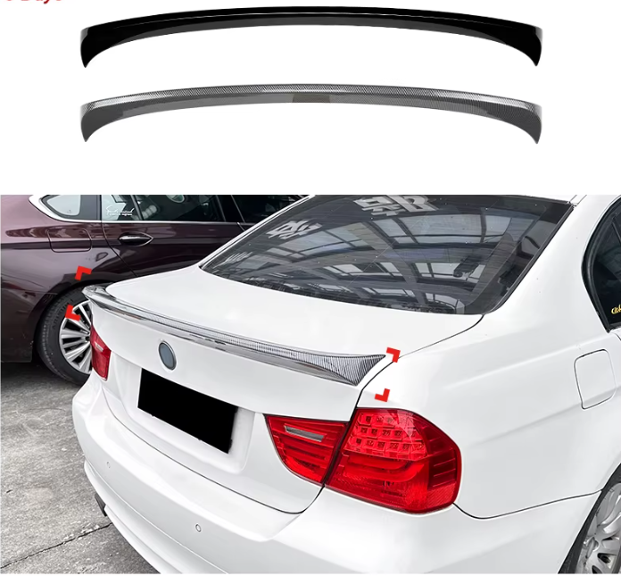 BMW e90 Gloss Black CSL Style Boot Spoiler