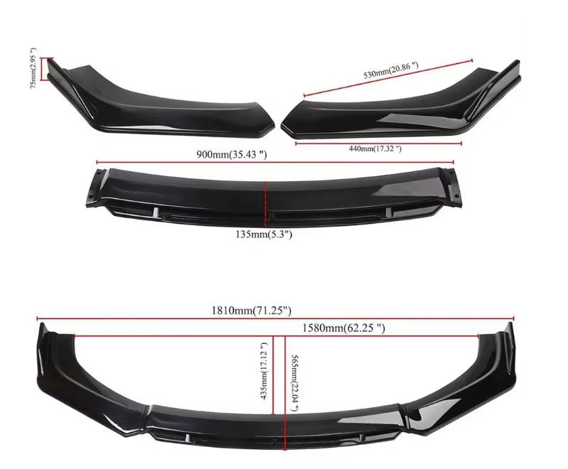 Audi A4 B8 Front Splitter