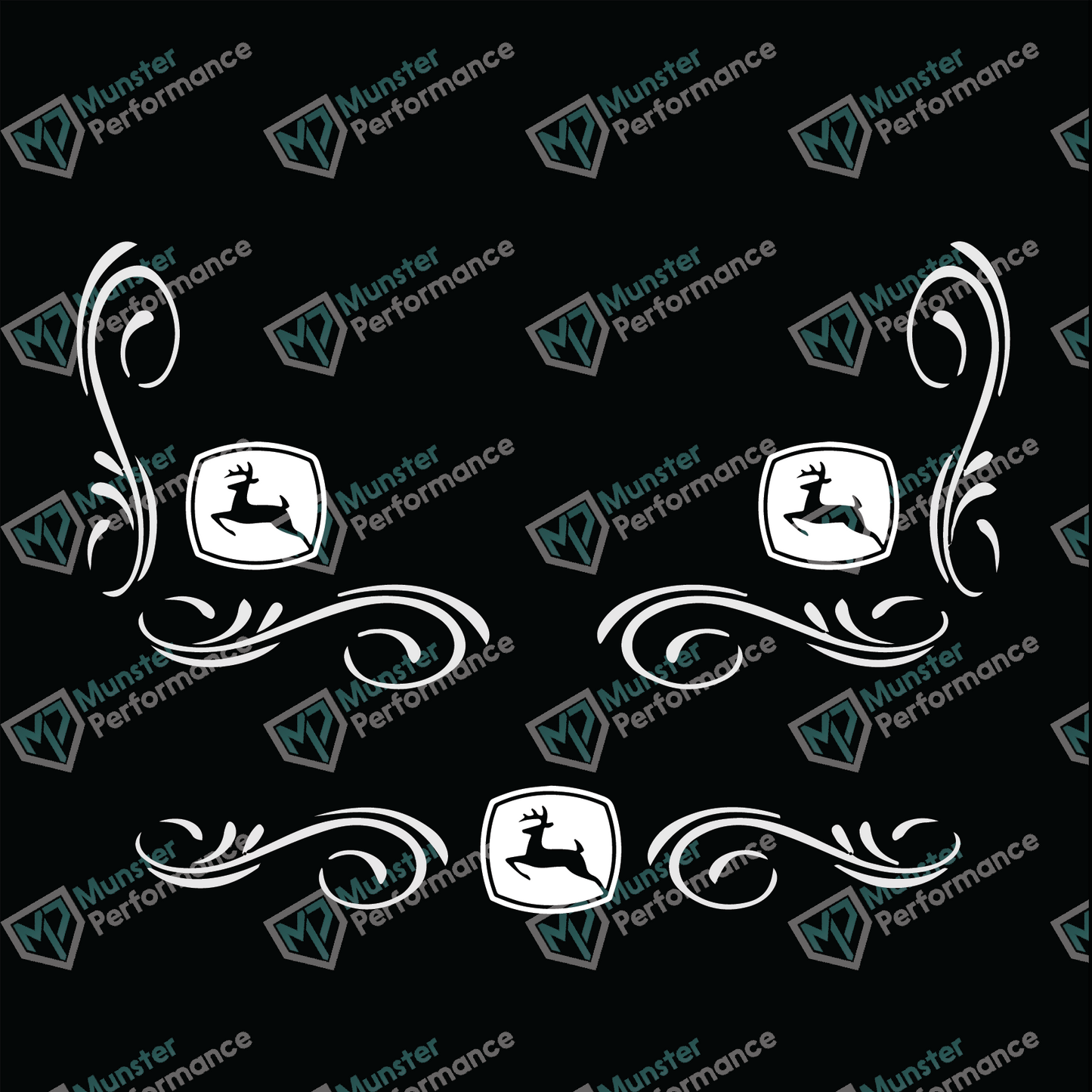 John Deere Window Swirls