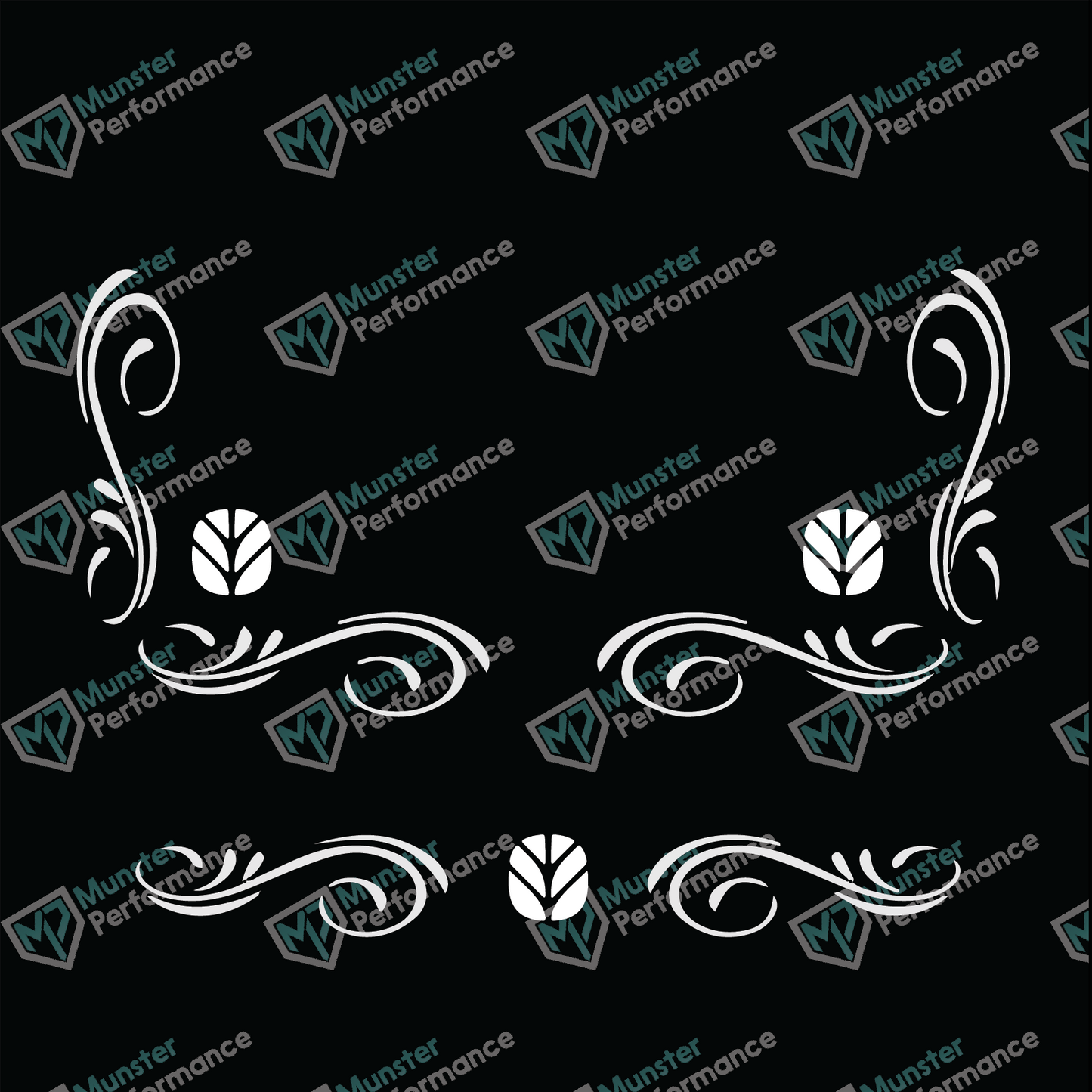 New Holland Window Swirls
