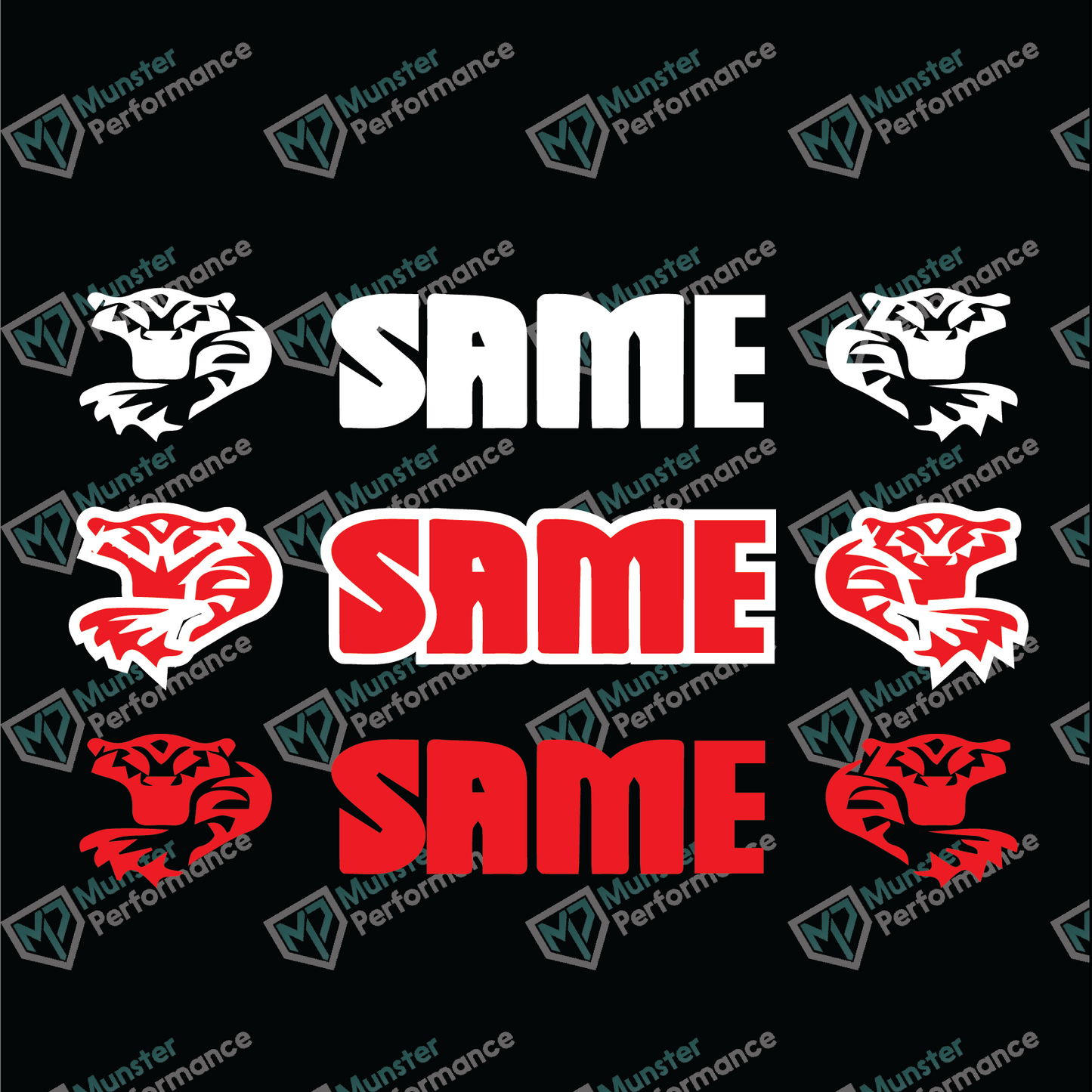 SAME Window Sticker