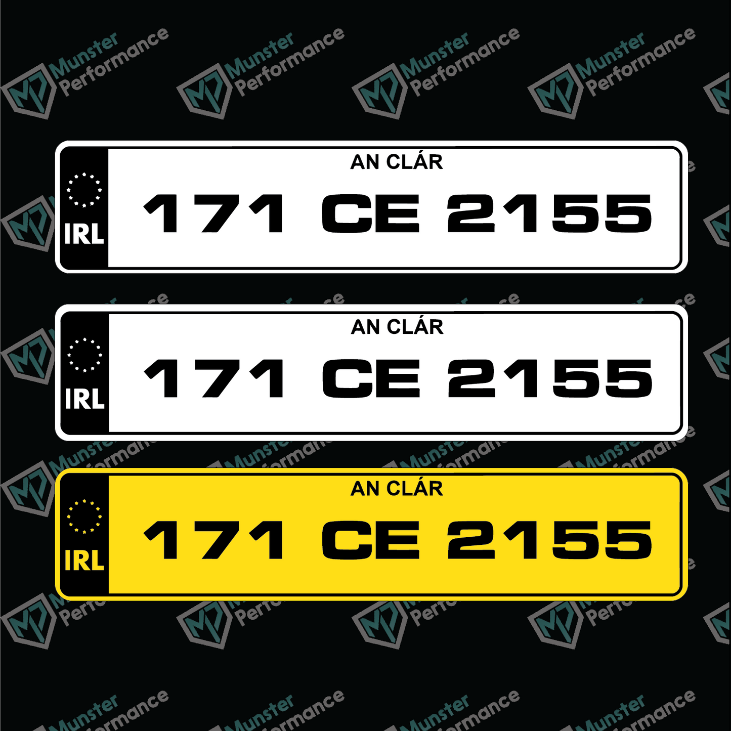 Black IRL Untinted Metro's - MP004