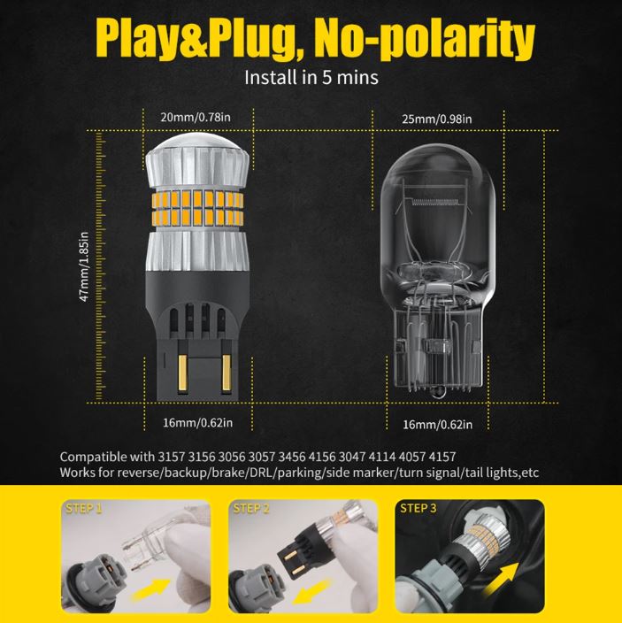T20 - W21 LED Lights