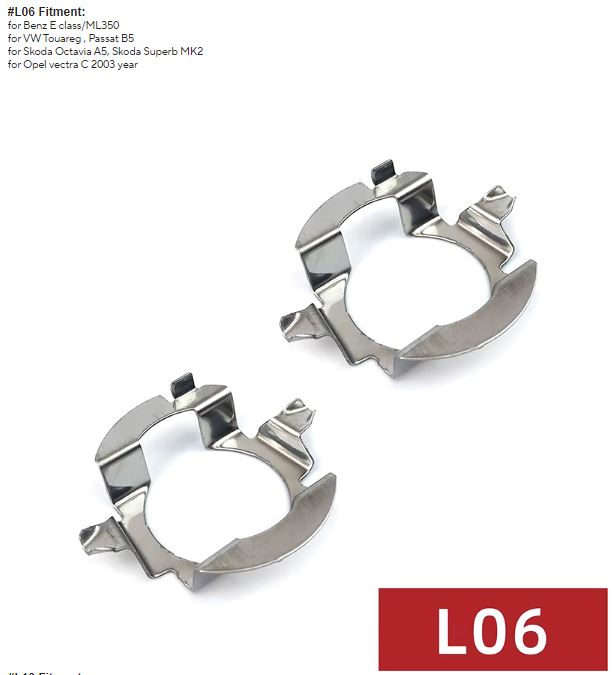 H7 LED Headlight Adapters - VW Passat B5