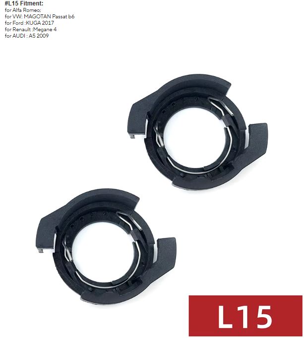 H7 LED Headlight Adapters - Passat B6