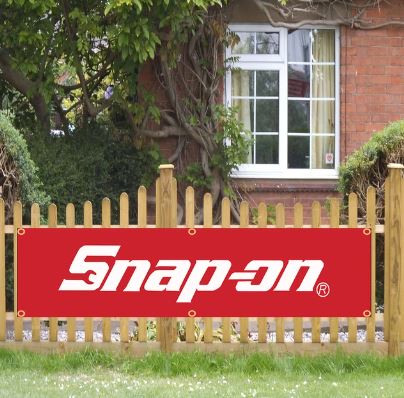 Snap-On Garage Banner