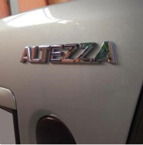 Altezza Boot Badge