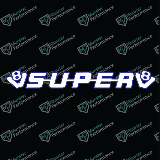 V8 Super Window Stickers (PAIR)