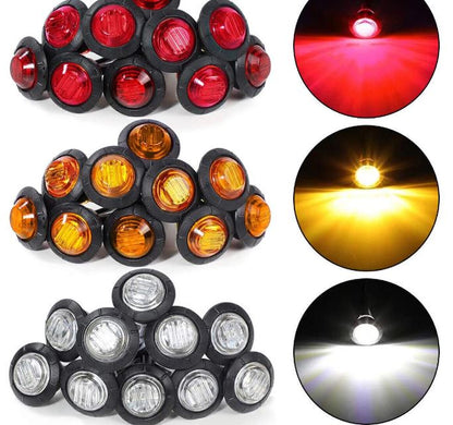 Round Marker lights - 10 PACK